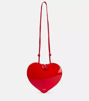 Сумка через плечо Le Cur из лакированной кожи Alaa, красный