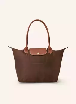 Сумка через плечо le pliage s lg Longchamp, коричневый