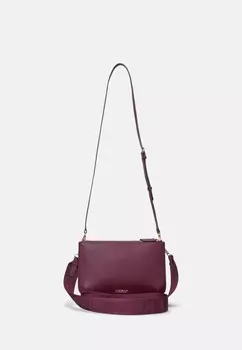 Сумка через плечо LEATHER MEDIUM LANDYN CROSSBODY BAG Lauren Ralph Lauren, Бордо