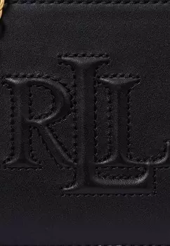 Сумка через плечо LEATHER MEDIUM WITLEY CROSSBODY WALLET Lauren Ralph Lauren, черный
