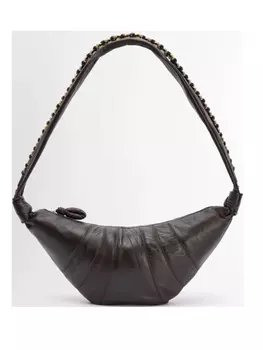 Сумка через плечо LEMAIRE средней длины Croissant, коричневый