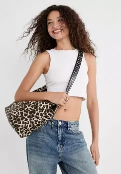 Сумка через плечо LEOPARD PRINT Stradivarius, пестрый коричневый