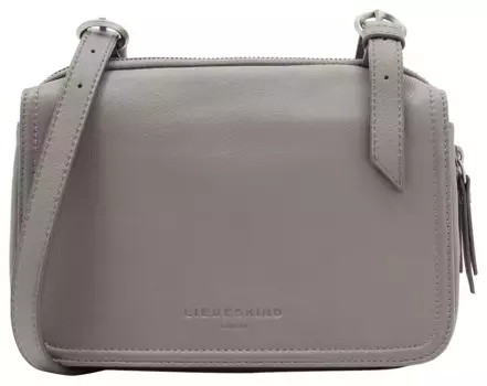 Сумка через плечо Liebeskind Berlin "NOOS Harris Mareike", модный вид, сумка через плечо, сертифицирована Leather Workshop Group, серый