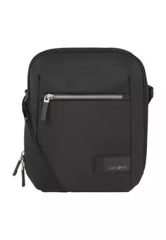 Сумка через плечо Litepoint, отделение на молнии, отделение для мобильного телефона, отделение для планшета, внутренний карман, однотонная Samsonite, черный
