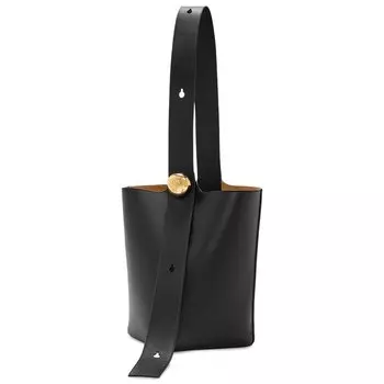 Сумка через плечо Loewe Pebble Bucket Bag, черный