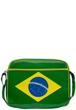 Сумка через плечо Logoshirt Tasche Brazil ordem e progresso, зеленый
