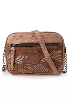 Сумка через плечо LOIS Jeans с цепочкой, коричневый