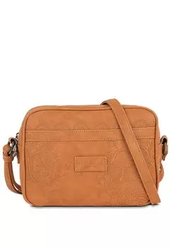 Сумка через плечо LOIS Jeans с вышивкой, коричневый