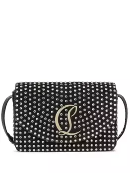 Сумка через плечо Loubi54 с кристаллами Christian Louboutin, черный