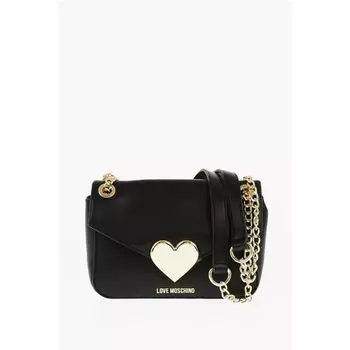 Сумка через плечо LOVE из искусственной кожи ECO-FRIENDLY GRACIOUS with Me Moschino, Black