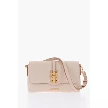 Сумка через плечо LOVE из искусственной кожи с золотистыми деталями Moschino, Beige