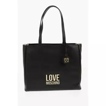 Сумка через плечо LOVE из искусственной кожи с золотым логотипом Moschino, Black