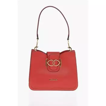Сумка через плечо LOVE из искусственной кожи с золотыми сердцами Moschino, Red