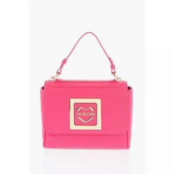 Сумка через плечо LOVE из искусственной кожи с металлическим золотистым логотипом Moschino, Multicolor
