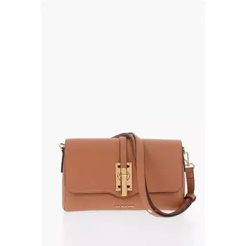 Сумка через плечо LOVE из искусственной кожи с золотистыми деталями Moschino, Brown