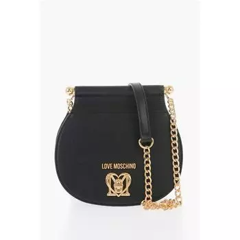 Сумка через плечо LOVE из искусственной кожи с поворотным замком Moschino, черный