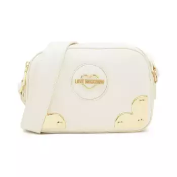 Сумка через плечо Love Moschino, экрю
