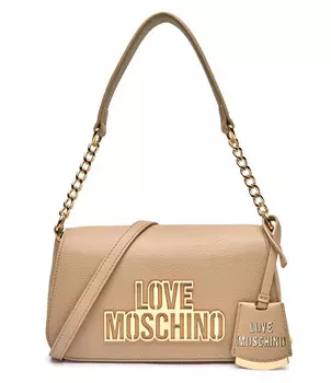 Сумка через плечо Love Moschino, бежевый