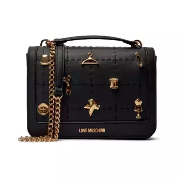 Сумка через плечо Love Moschino, черный