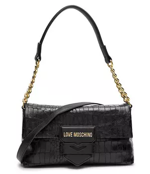 Сумка через плечо Love Moschino, черный