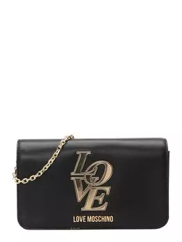 Сумка через плечо Love Moschino, черный