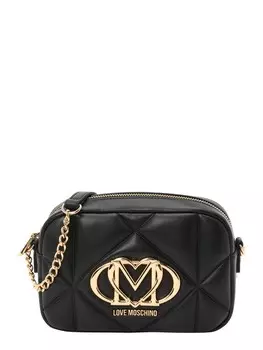 Сумка через плечо Love Moschino Embossed Q, черный
