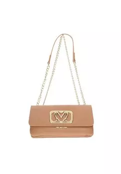 Сумка через плечо Love Moschino, коричневая