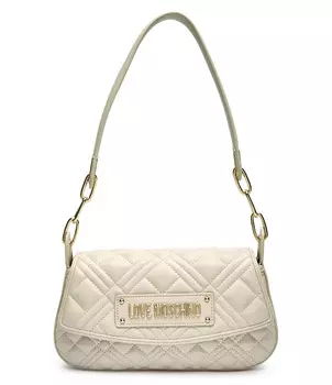 Сумка через плечо Love Moschino, кремовый