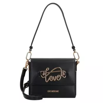 Сумка через плечо Love Moschino Script, черный