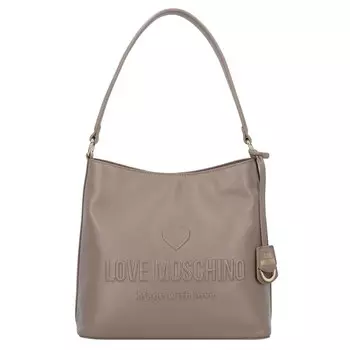 Сумка через плечо Love Moschino Shoulder Love Embossed, коричневый