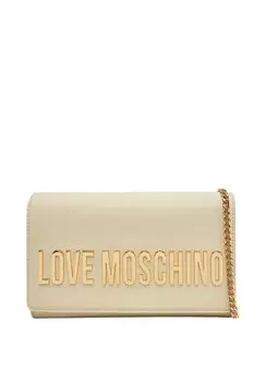 Сумка через плечо Love Moschino, слоновая кость