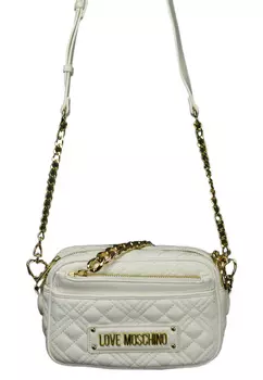 Сумка через плечо Love Moschino Umhngetasche Borsa Quilted, цвет Off white