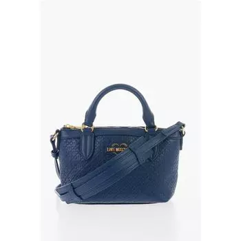 Сумка через плечо LOVE VALENTINA из искусственной кожи с узором по всей поверхности Moschino, Blue