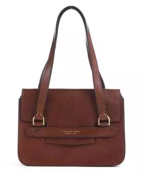 Сумка через плечо Lucrezia из мелкозернистой яловой кожи. The Bridge, коричневый