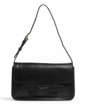 Сумка через плечо lucrezia из мелкозернистой яловой кожи The Bridge, черный