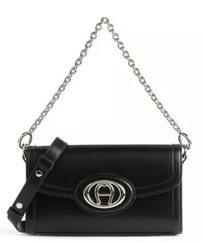 Сумка через плечо Luisa из гладкой яловой кожи Aigner, черный