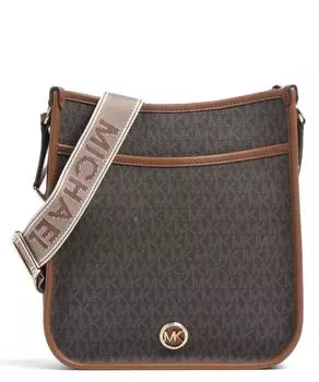 Сумка через плечо Luisa из парусины Michael Kors, коричневый