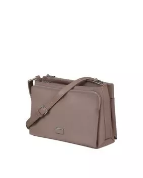 Сумка через плечо M Be-Her из переработанного материала розового цвета с застежкой-молнией SAMSONITE, розовый