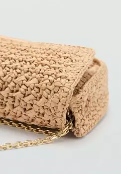 Сумка через плечо MADRID Mango, бежевый