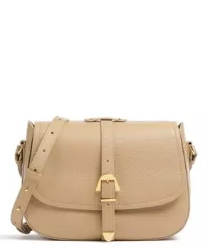 Сумка через плечо Magalu из зернистой яловой кожи. Coccinelle, бежевый