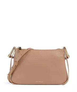 Сумка через плечо Magic из зерненой кожи Coccinelle, коричневый