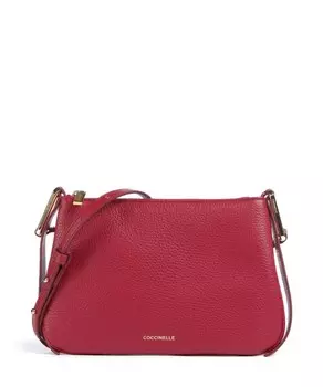 Сумка через плечо Magic из зерненой кожи Coccinelle, красный