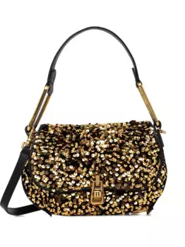 Сумка через плечо Magie Paillettes Coccinelle, черный