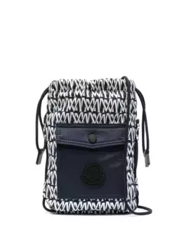 Сумка через плечо Makaio с монограммой MONCLER, синий