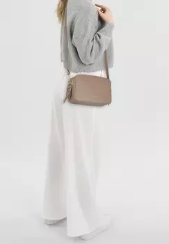 Сумка через плечо MALORY Coccinelle, серо-коричневый