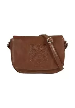 Сумка через плечо Мандала, натуральная кожа bruno banani, цвет Cognac