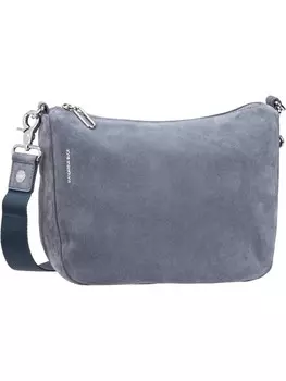 Сумка через плечо Mandarina Duck Mellow Velvet Hobo LWT79, цвет london fog