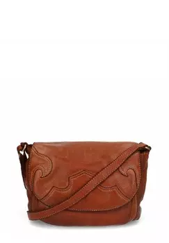 Сумка через плечо Manfield, цвет Cognac