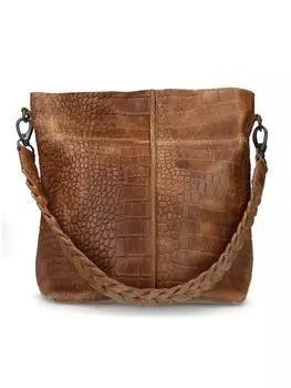 Сумка через плечо MANFIELD, коричневый