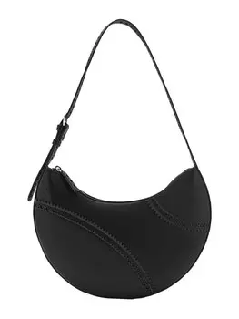 Сумка через плечо MANGO, черный